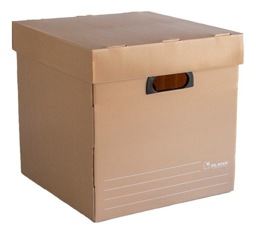 Caja Plástica Multiuso Plana 38x38x38 Pack 5 Unidades 