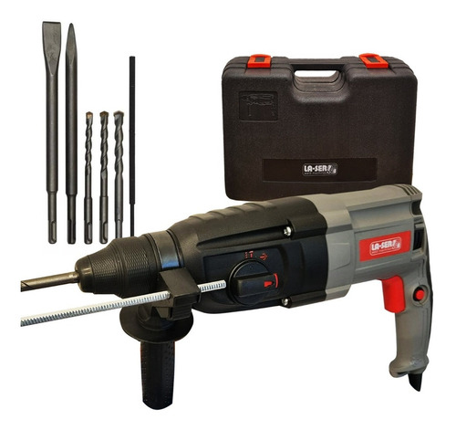 Imagen 2 de 6 de Rotomartillo Taladro Percutor Sds Plus 800 W + Accesorios + Maletin - Potencia De Golpe 3.0 Jaule