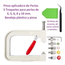 Comprar Pinza Aplicadora De Perlas Con Troqueles Y Perlas De Muestra