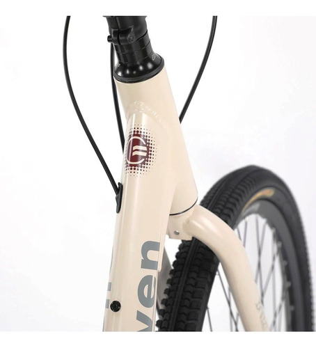 Bicicleta Urbana Alumínio New Breezy 7v Shimano - Elleven Cor Creme Tamanho Do Quadro 17