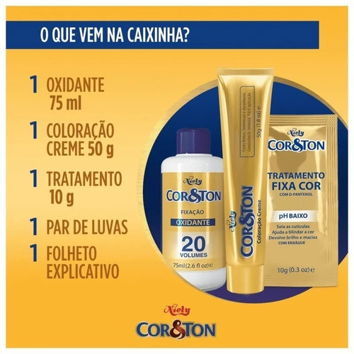 Tintura Cor E Ton 2.0 Preto Tinta Cabelo