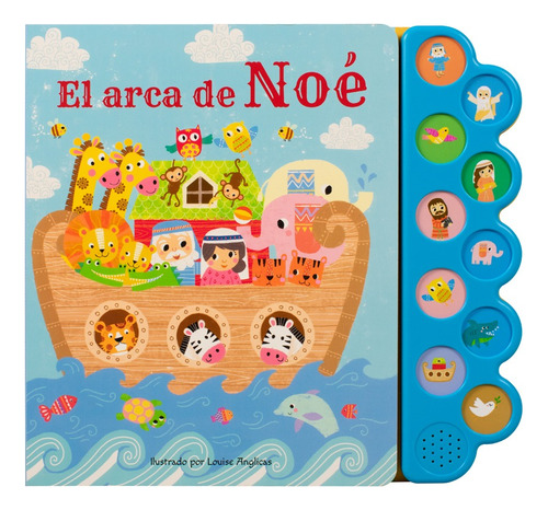 Libro Infantil: Arca De Noé 10 Botones Con Sonido  