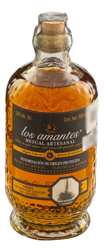 Mezcal Artesanal Los Amantes Añejo 700 Ml