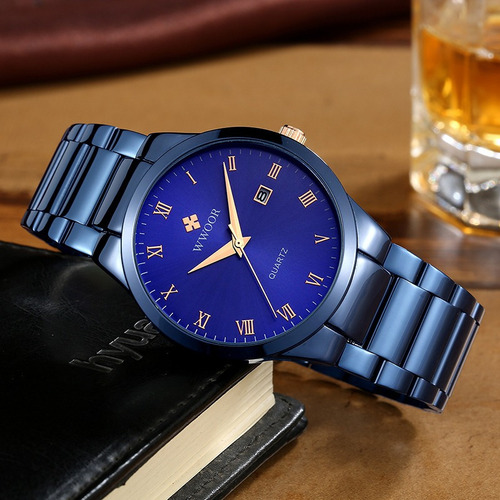 Relojes De Cuarzo Con Calendario Analógico Wwoor