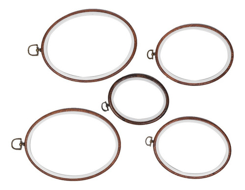 Anillo De Aro Circular De 5 Piezas De Anillos Bordados