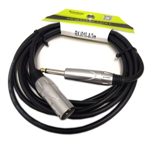Cable Xlr Macho A Plug Mono De 6.5mm Para Interfaz Monitores
