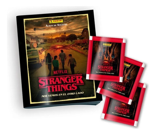 Álbum + 10 Sobres Stranger Things, Nos Vemos En El Otro Lado