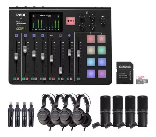 Rode Microphones Rodecaster Pro Integrated Podcast Producti