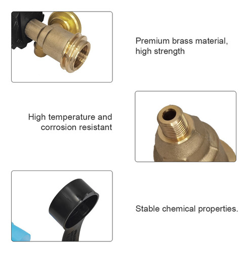 Adaptador Tanque De Gás Pol.conector Cilindro Qcc/type1 C/ma