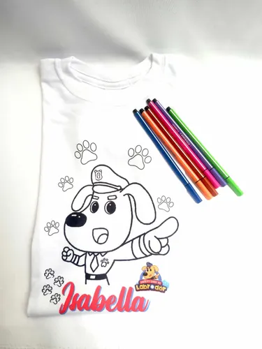Sorpresa Infantil 10 Kit Camiseta Para Pintar