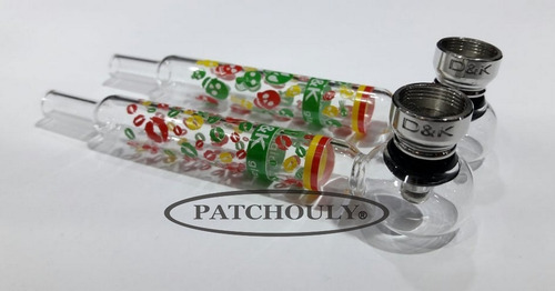 Imagen 3 de 7 de Pipa De Vidrio Pyrex D&k Borosilicato Rejilla 14cm. Lavable