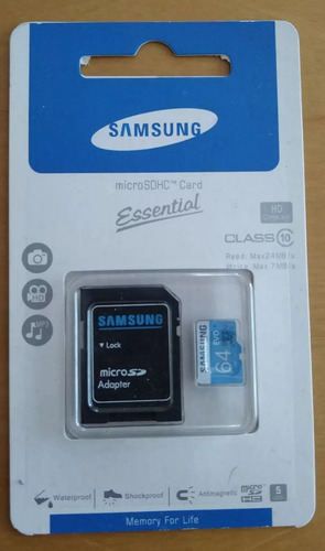 Cartão Samsung Micro Sdhc 64 Gb