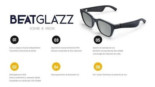 Lentes Beatgrazz Sound Y Vision 