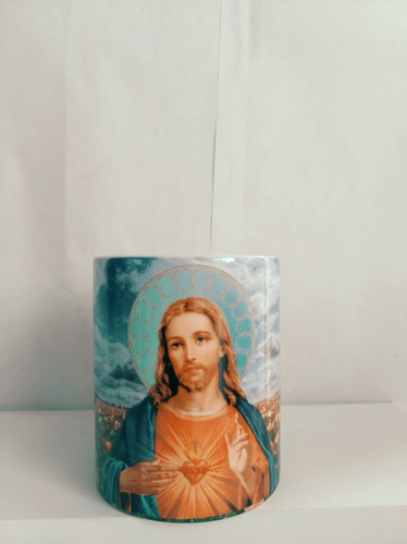 Sagrado Corazon En Taza Del Recuerdo  