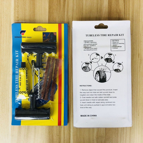 Kit Para Reparación De Neumáticos Sin Cámara
