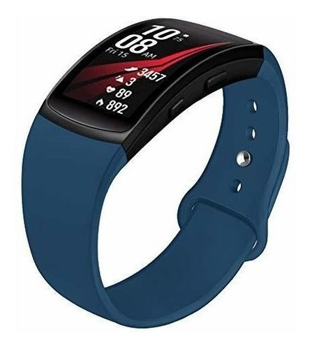 Malla Para Smartwatch Gear Fit2 Fit2 Pro Silicona Slate S