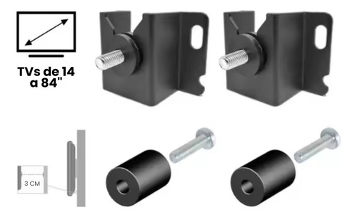 Suporte De Painel Universal Fixo Para Tv 10 A 85 Polegadas C