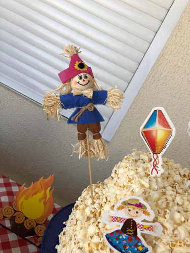 Kit Completo Festa Junina E Julina Com 20 Peças - Decoração