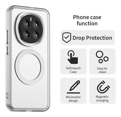 Funda Para Honor Magic7 Pro 5g Funda Para Honor 400 Pro X8c X9b X50 X60 X9c Funda Magnética De Piel Mate A Prueba De Golpes