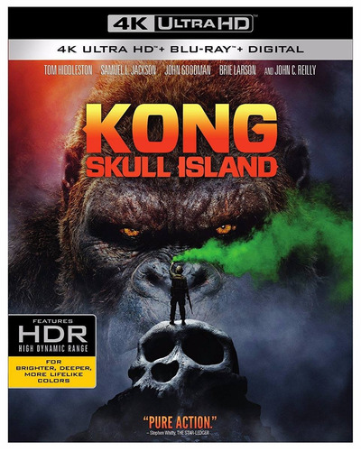 Blu Ray 4k Ultra Hd Kong Skull Island Original 