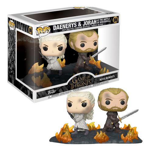 Funko Pop Daenerys E Jorah 86 Game Of Thrones Original