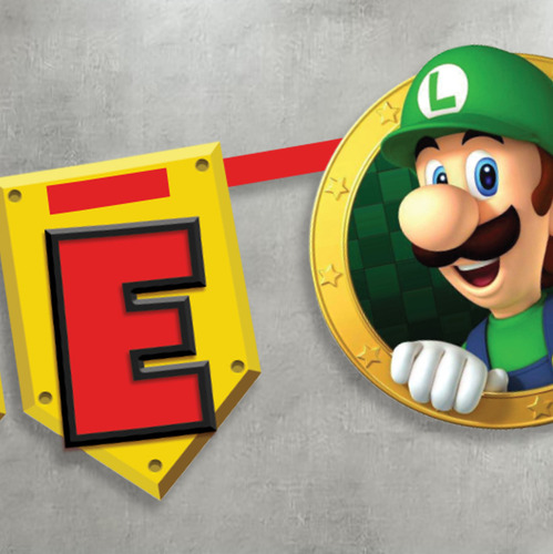 Banner Feliz Cumple Mario Bros