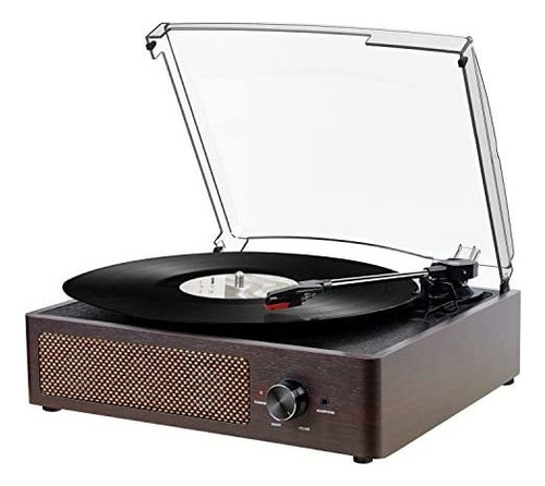 Tocadiscos De Vinilo Con Receptor Bluetooth Incorporado