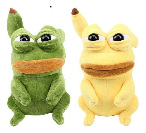 Xldd . 2pcs Pepe The Frog Sad Frog Muñeco Peluche Juguete