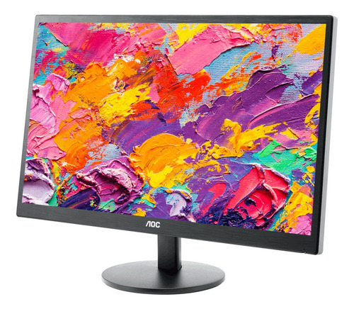 Monitor Aoc 21.5 Wide 1920x1080, Tn, 5ms, 60hz, Hdmi Y Vga
