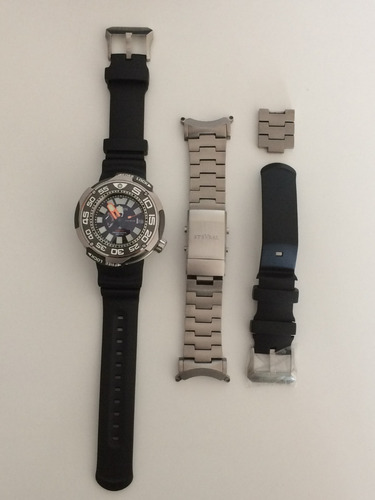 Relógio Citizen Bn7020 + Pulseira Titânio - Autozilla 1000m