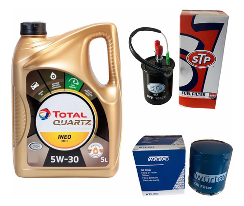 Kit Mantención Mg Zs 2018 1.5 5w30 Filtro Aceite + Bencina