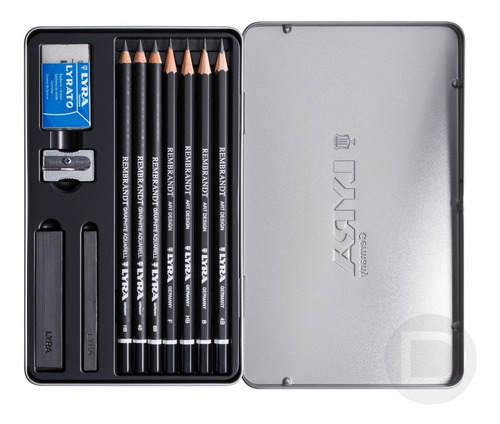 Set de grafito Lapis Lyra Rembrandt C/11 Professional, 20 piezas