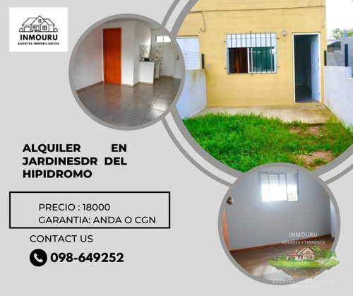 Alquilo Linda Casita En Jardines Del Hipódrom