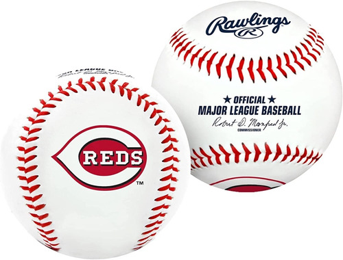 Rawlings Pelota Baseball Con Logos De Equipo Cincinnati Reds
