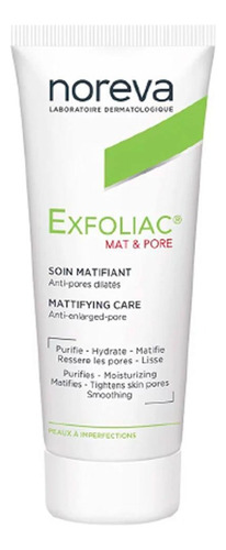 Noreva Exfoliac Mat & Pore Matificante 30ml Momento De Aplicación Día/noche Tipo De Piel Grasa