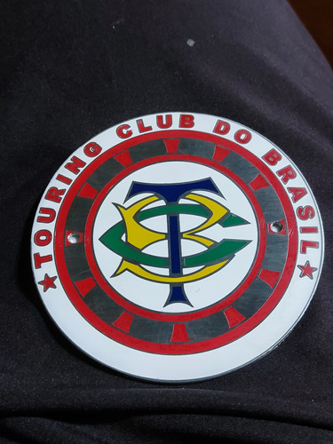 Plaqueta Em Inox * Touring Club Do Brasil *