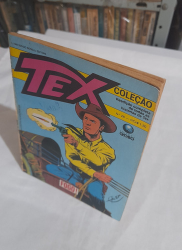 Revista Hq Gibi Tex Coleção N° 28 : Fogo ! - Globo 1989 (Usado)