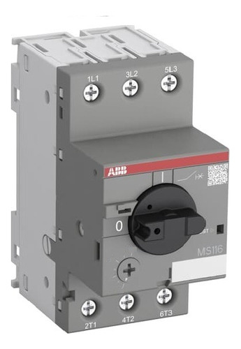 Guardamotor Abb Ms116-10; Rango  6,3...10a; 1sam250000r1010