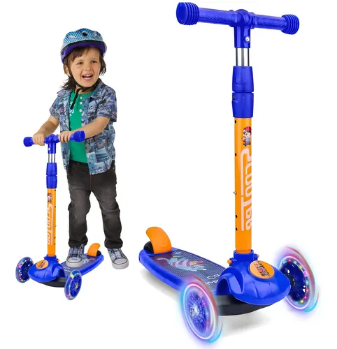 Patinete 3 ruedas con luz sales