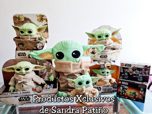 Imagen 6 de 6 de Baby Yoda Mandalorian Peluche Grogu De Mattel Star Wars 28cm