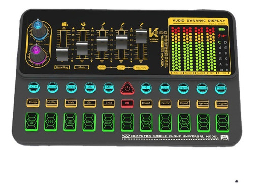 Muslady Sk500 - Cambiador De Voz Portátil Con Tarjeta De Son