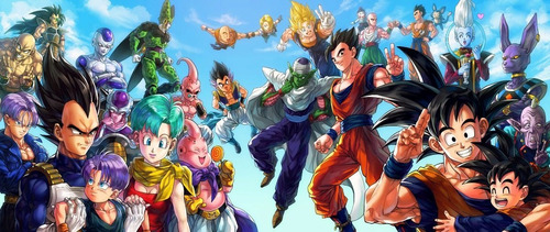 Poster Painel Dragon Ball Festa Decoração 100x60cm