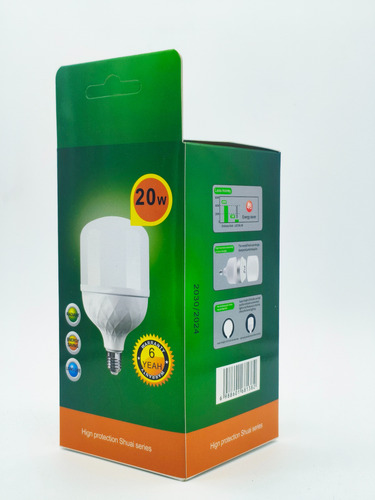 Focos Led 10 Pieza 20w Color Blanco Frio Rosca E27 F2001v Blanco Frío