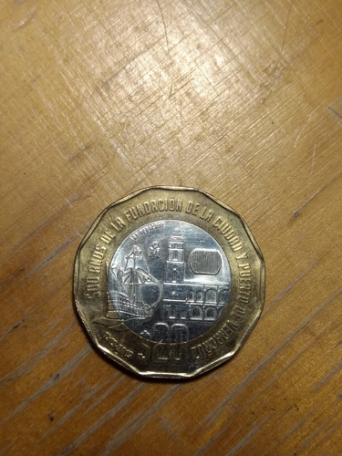 Moneda Conmemorativa Veracruz $20