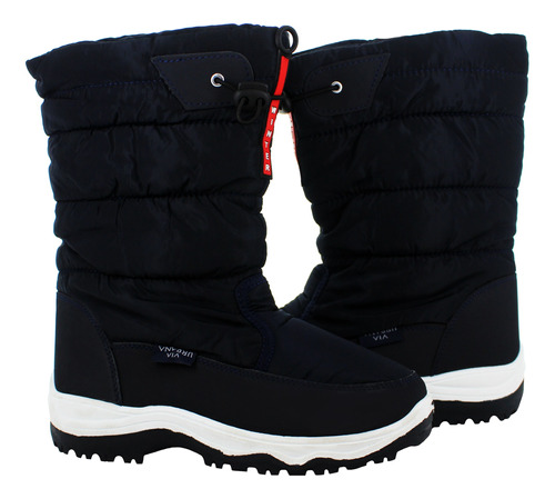 Via Urbana Bota Esquimal Marino/blanco Para Mujer 78475