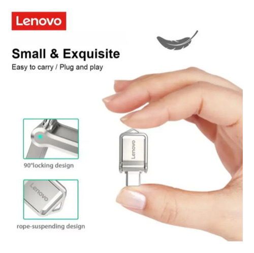 Unidad Flash Lenovo 2tb Usb 3,0 Tipo C Otg