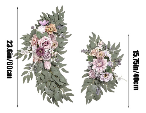 O Mesa De Boda De Alta Gama Con Forma De Ramo De Flores Arti