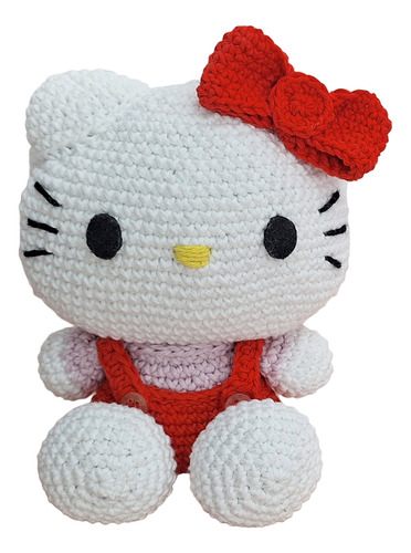 Muñeco Hello Kitty Tejido Al Crochet - Regalo - Amigurumis