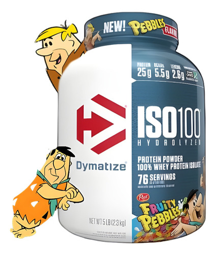 Proteína Dymatize Iso 100 Hidrolizada 5lbs - Fruity Pebbles Fruity Pebbles
