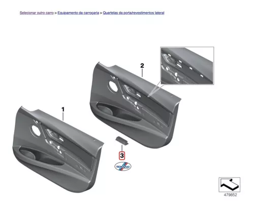 Luz Cortesia Porta Bmw M 116i 318i 320i 545i 640i X1 X5 X6 Z4